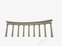 罗马廊架柱子素材