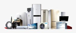 品牌冰箱家用电器彩色冰箱品牌高清图片
