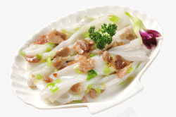 青菜肠粉美味传统小吃青菜瘦肉肠粉高清图片