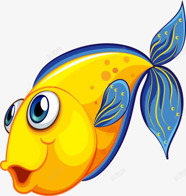 可爱小金鱼png免抠素材_新图网 https://ixintu.com 创意 卡通 可爱 手绘 海洋 海洋生物 海鲜 矢量动物 立体 金线鱼 鱼
