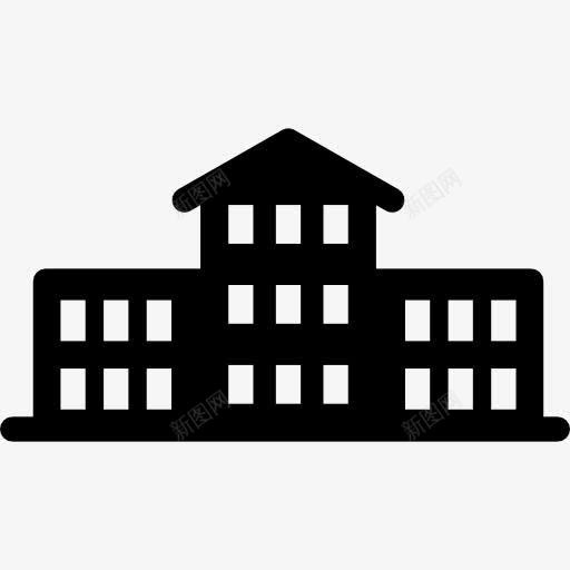 学校建筑图标png_新图网 https://ixintu.com 大学 学校 学院 建筑