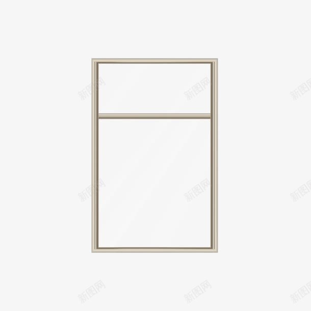 透明玻璃窗png免抠素材_新图网 https://ixintu.com 室内设计 玻璃窗 白色窗框 窗框