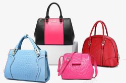 多种款式包包四种不同款式的女士包包高清图片