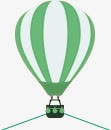 绿色卡通热气球png免抠素材_新图网 https://ixintu.com 卡通 热气球 绿色