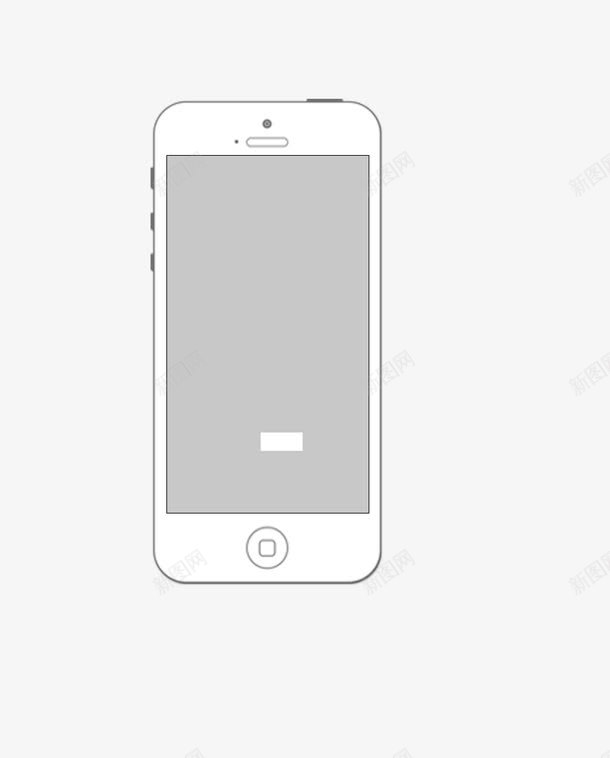 苹果手机png免抠素材_新图网 https://ixintu.com 手机 模板 白色 苹果