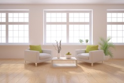窗户室内装饰白色客厅装修效果高清图片