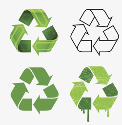 回收图章循环利用图标高清图片
