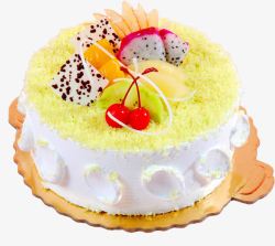 水果奶油蛋糕圆形水果奶油蛋糕高清图片