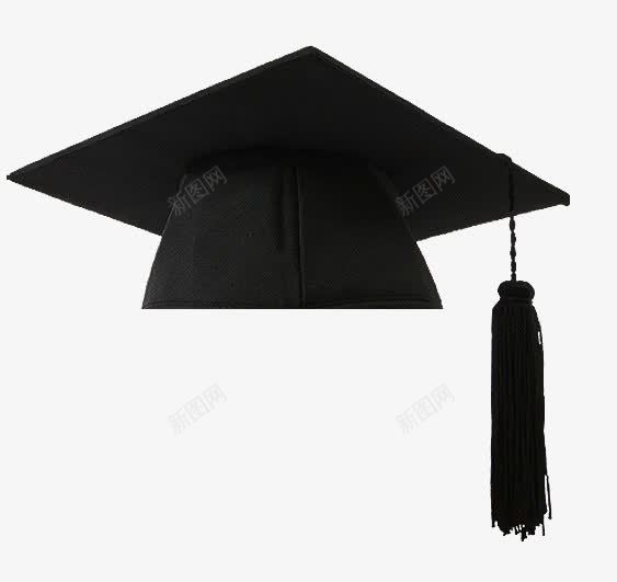 黑色博士帽学位帽png免抠素材_新图网 https://ixintu.com 免抠PNG 博士帽 卡通手绘 学位 学位帽 学士学位 学士帽 毕业季