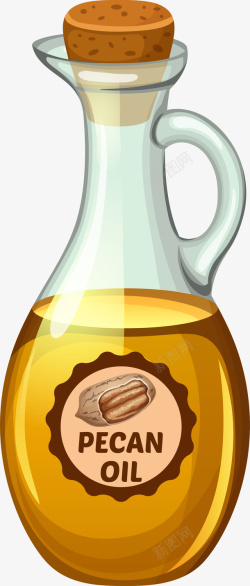 食用油质感瓶子高清图片