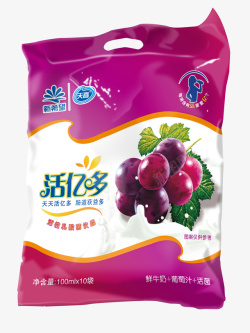 零食水果味包装塑料袋子海报