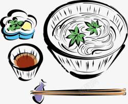日餐卷日本料理高清图片