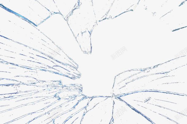 破碎玻璃png免抠素材_新图网 https://ixintu.com 玻璃 破碎 破碎纹理 碎块 裂开 裂纹