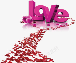 花瓣合成图love玫瑰花瓣高清图片