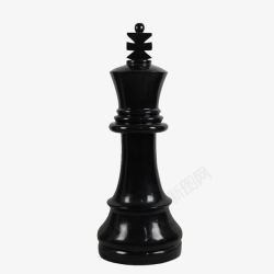 象棋博弈黑色国际象棋高清图片