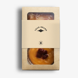 咖啡包装袋糕点包装psd分层牛皮纸包高清图片