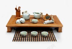 茶桌椅茶具茶文化高清图片