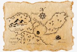 古代航海古代地图高清图片