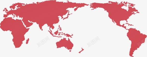世界地图PPT模板png免抠素材_新图网 https://ixintu.com ppt ppt素材 世界地图 党建ppt 建党ppt 红色地图