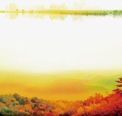 温泉森林山水风景温泉海报高清图片