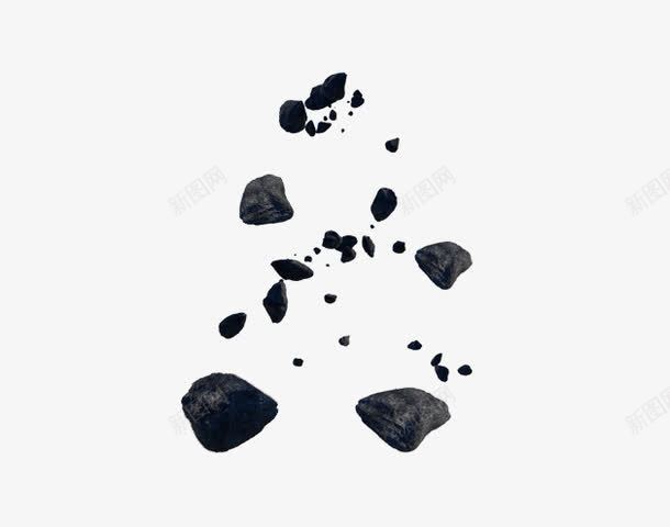 黑色碎石块png免抠素材_新图网 https://ixintu.com 小碎石 石头 石子 碎石块 黑色 黑色石头
