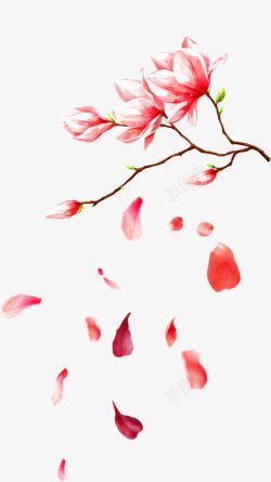 刺绣花朵粉色挑花手绘稿高清图片