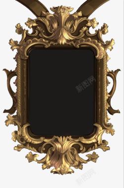魔法边框黑色镜子高清图片