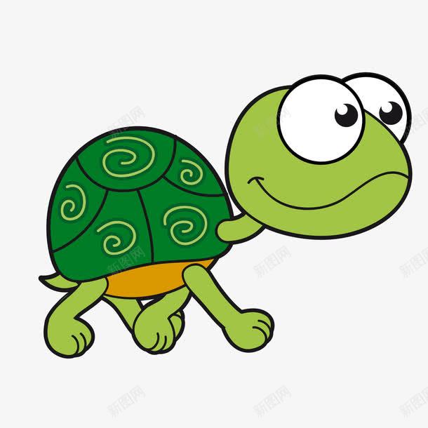 卡通绿色的乌龟动物png免抠素材_新图网 https://ixintu.com 乌龟 乌龟图案 动物设计 卡通 大自然 张开四肢的 慢慢爬 手绘 森林 绿色 跑步的乌龟