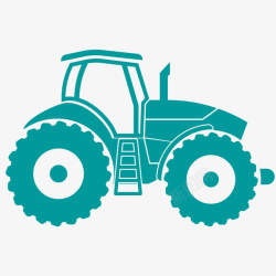 农机配件手绘卡通农业机械拖拉机高清图片