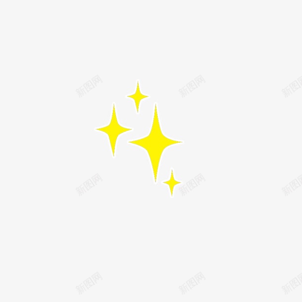 星星图案png免抠素材_新图网 https://ixintu.com 四角星 星星图腾 金色四角星图案