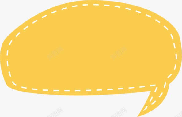 黄色对话框矢量图ai免抠素材_新图网 https://ixintu.com AI 卡通 对话框 手绘 涂鸦 线条 黄色 矢量图