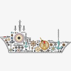 海洋船舶机械零件素材
