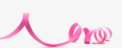 乳腺癌唯美粉色丝带创意高清图片