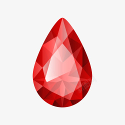 红色钻石彩色钻石装饰元素矢量图高清图片