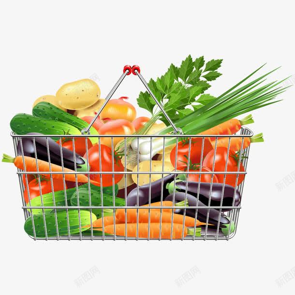 蔬菜png免抠素材_新图网 https://ixintu.com 健康食品 卡通蔬菜 小葱 新鲜 绿色食品 茄子 菜类图片 蔬菜 购物车