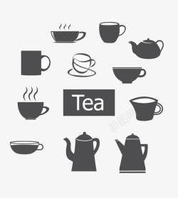 热印马克杯茶壶icon图标高清图片