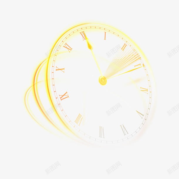 黄色表盘png免抠素材_新图网 https://ixintu.com 时钟刻度 时间 表盘 表盘免抠 钟表