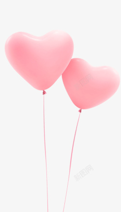 卡通手绘粉色的气球素材