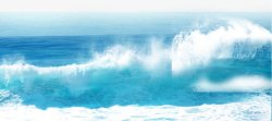 汹涌的海浪透明海浪图高清图片