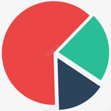 彩色扁平化数据分析元素矢量图图标图标