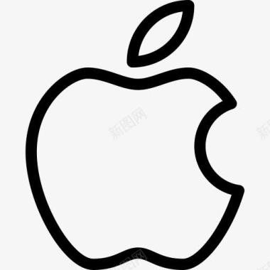 苹果iPhone线图标标志移动图标