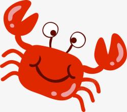 螃蟹卡通手绘螃蟹高清图片