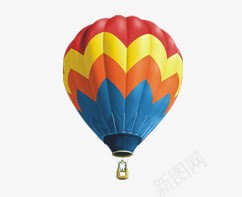 卡通热气球png免抠素材_新图网 https://ixintu.com 二级页面 泰国旅游 海洋 清凉 热气球 蓝色系页面
