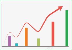 价格走势图简约市场调查PPT元素高清图片