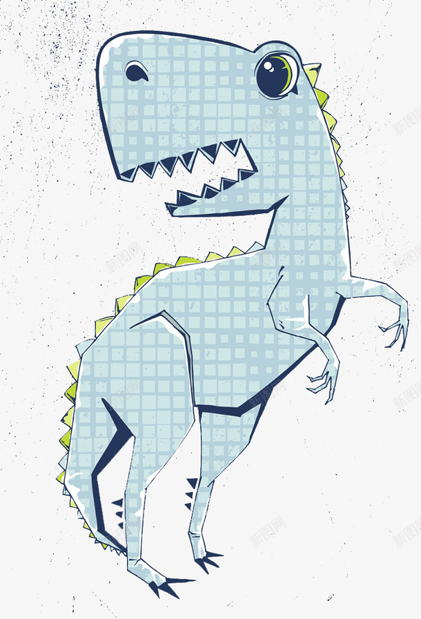 可爱恐龙png免抠素材_新图网 https://ixintu.com 创意 卡通 壁纸 封面 彩色手绘 恐龙 插图 清新