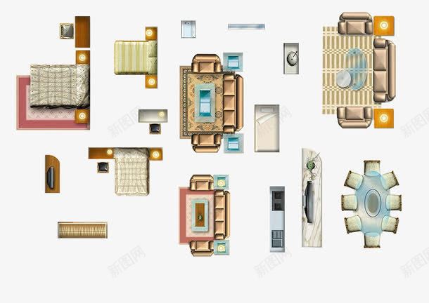 彩平图png免抠素材_新图网 https://ixintu.com 地产后期家居家具 地产家具 室内俯视图 室内设计 家居装修 平彩图 平面户型图 平面户型图卧室床素材 彩平图 彩平图家具 户型图家具 户型家居 房地产家居摆设 装修家具 装修设计