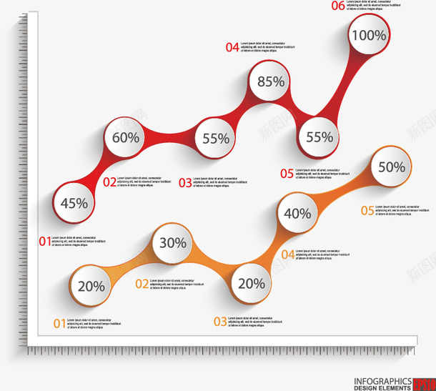 数据分析图表矢量图eps免抠素材_新图网 https://ixintu.com ppt元素 创意几何 商务 百分数 矢量图