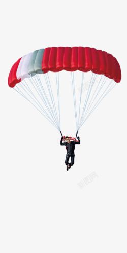 滑翔伞海上的滑翔伞高清图片