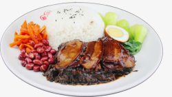 米饭套餐海报梅菜扣肉高清图片