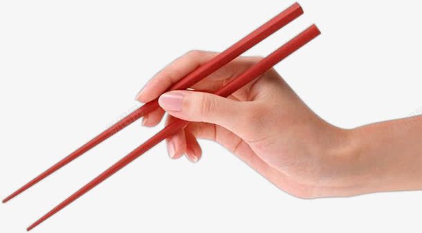 拿筷子的手png免抠素材_新图网 https://ixintu.com 吃 夹菜 左右手 手 筷子 美食